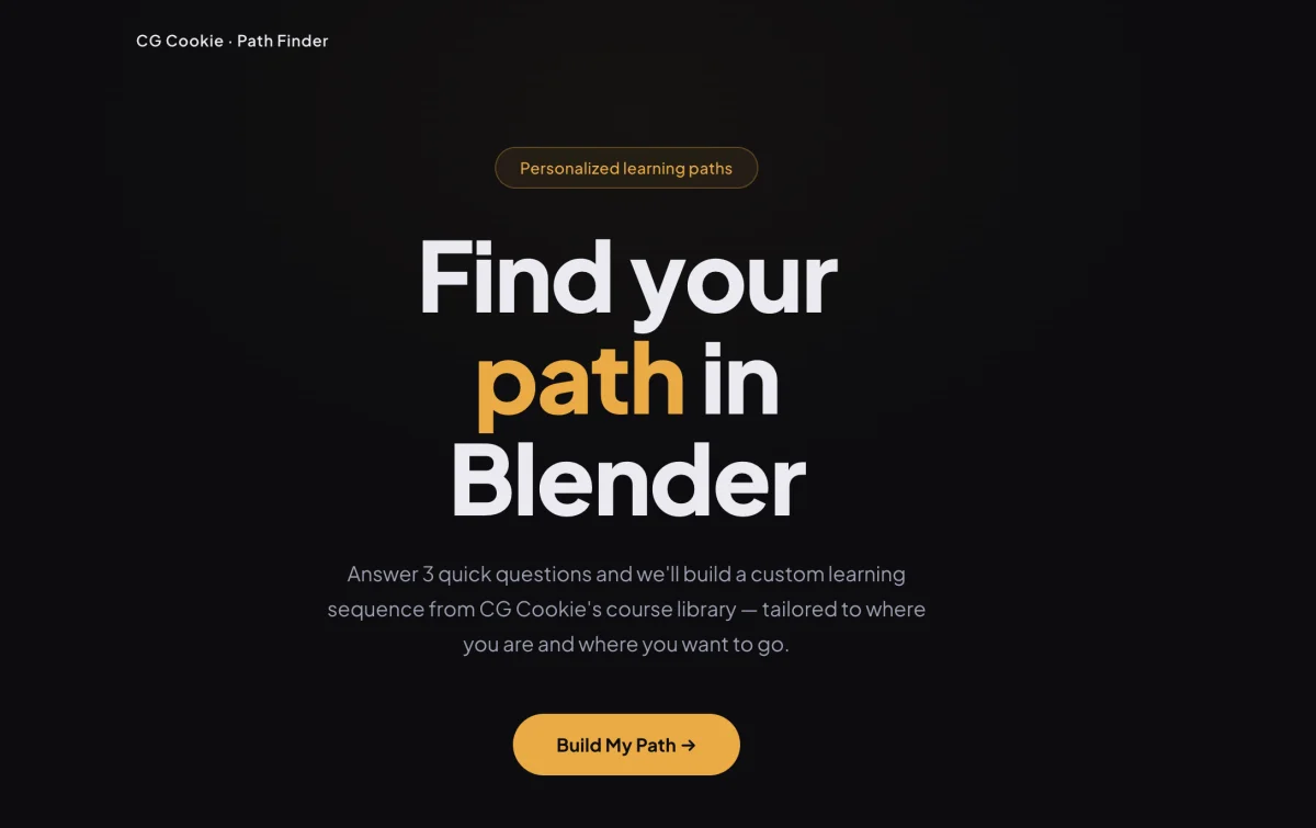 CG Cookie Path Finder